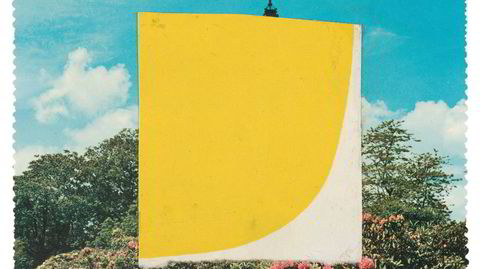 Samlet i bok. Delmonico Books ga ut boken «Ellsworth Kelly: Postcards» i 2022 – en samling med postkortene Ellsworth Kelly laget i løpet av sitt kunstnerskap. Her: «Study for Yellow and White Sculpture for la Tour Eiffel» fra 1964.