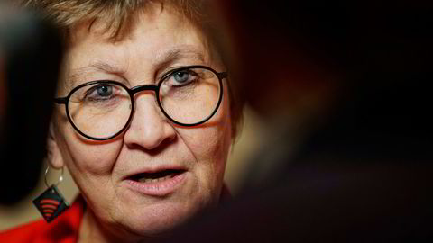 Fagforbundet fyller valkampkisten til regjeringspartiene Ap og Sp. Her ved forbundsleder Mette Nord. Foto: Håkon Mosvold Larsen/NTB