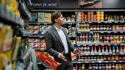 Christian Lykke er administrerende direktør i Bunnpris. Butikken ligger i samme bygg som hovedkontoret i Trondheim.