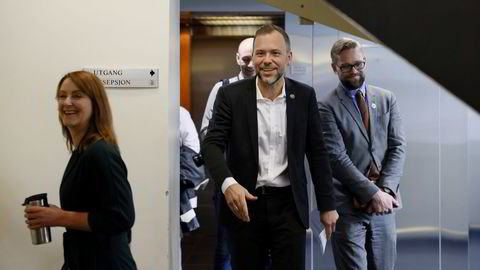 SV-leder Audun Lysbakken kunngjorde onsdag morgen at han ikke tar gjenvalg som partileder, og møtte pressen på Stortinget etterpå.