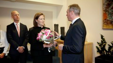 Den nye europaministeren Marit Berger Røsland (H) overtar etter nyutnevnt forsvarsminister Frank Bakke-Jensen (H).