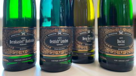 Weinguter Wegelers viner fra deres skattkammer er nå på markedet i Norge.