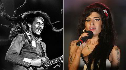 To ikoner med evig liv: Bob Marley (1945–1981) og Amy Winehouse (1983–2011) har musikk og personlighet som treffer stadig nye generasjoner. Nye spillefilmer om dem ødelegger ikke den statusen.