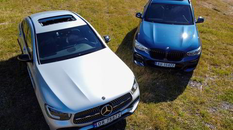 Både BMW X3 30e og Mercedes GLC 300e straffes med ekstra avgifter i forslag til statsbudsjett.