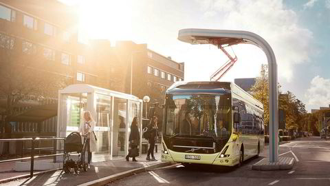 25 slike elektriske busser skal fra 2019 gå i rute i Trondheim.