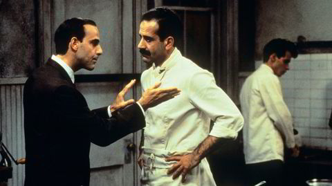Pasjon for mat. Stanley Tucci (til venstre) skrev, regisserte og spilte hovedrollen i «Big Night» (1996), der han og Tony Shalhoub spilte to brødre som drev italiensk restaurant. Prosessen vekte en voldsom gastronomisk interesse i ham.