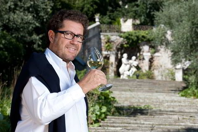 Emanuele Rabotti hos Monte Rossa i Franciacorta lager noen av Italias beste musserende viner. Foto: Monte Rossa