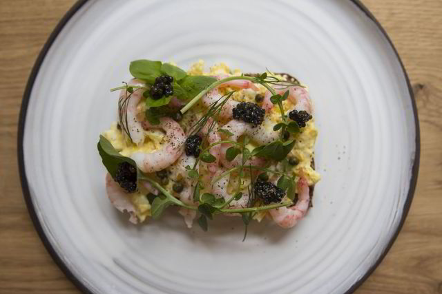 Rekesmørbrød på Møller Snaps & Smørrebrød i Nyhavn i København