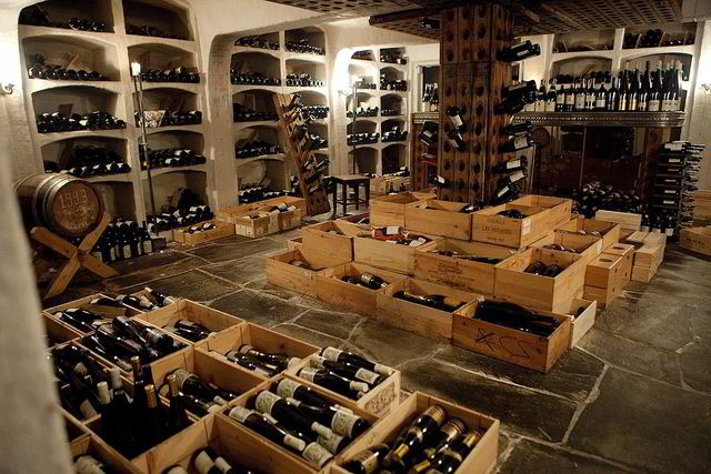 Bagatelles velfylte vinkjeller, slik den engang var. Foto: