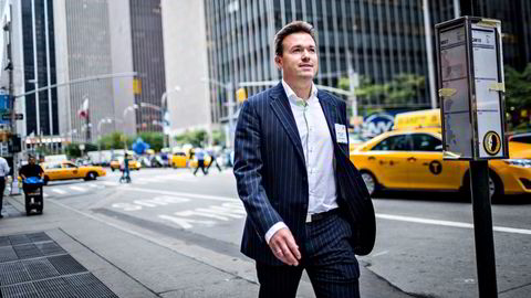 Anders Tandberg-Johansen er ansvarlig forvalter av fondet DNB Teknologi A. Bildet er tatt i New York ved en tidligere anledning.