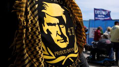 Proud Boys var sentrale under den historiske stormingen av Kongressen 6. januar 2021.