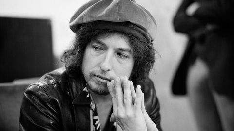 Bob Dylan rett før han la ut på sin lange turné i 1978, innledet med hans første besøk i Japan.