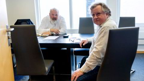 Ice-aksjonær Roy Mosvold (til venstre) og hans advokat Hans P. Bjerke har sendt brev med varsel om søksmål i kjølvannet av Lyses oppkjøp av datterselskapet Ice Group Scandinavia. – Kjøpet av Ice er i strid med lovbestemte regler for å beskytte aksjonærminoriteten, sier Bjerke.