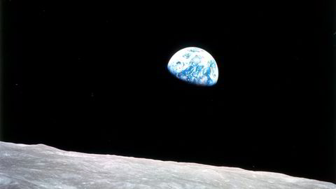 Bildet «Earthrise», av jorden over månen, ble tatt fra Apollo 8 julaften 1968.