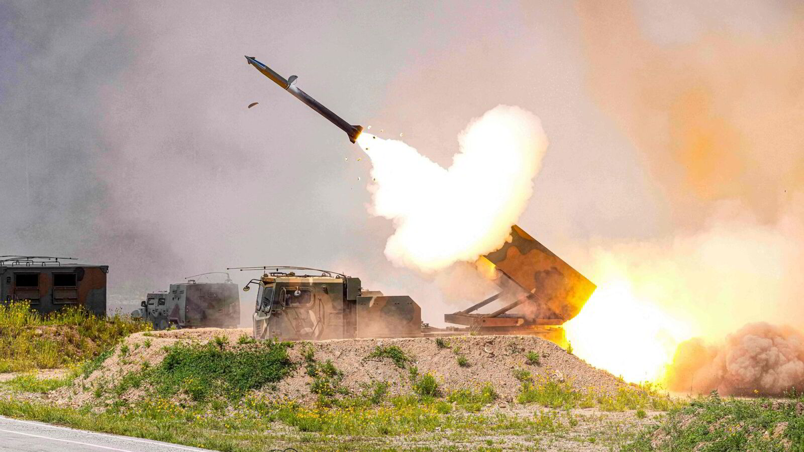 Sør-Korea treffer blink med flere hundre missiler
