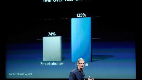 Oljefondet stemte imot lønnspakken til Apple-sjef Tim Cook i 2021, skriver Nicolai Tangen og Carine Smith Ihenacho. Lønnspakken var beregnet til mellom 91 millioner og 135 millioner dollar.