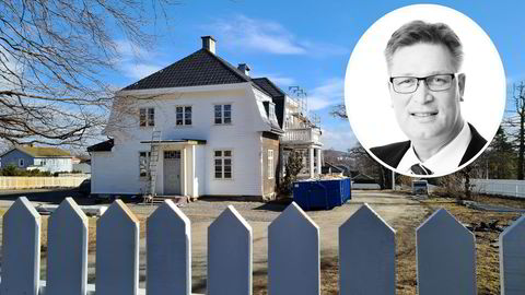 Mangeårig advokat Halstein Sigbjørn Sjølie drev tidligere advokatpraksis fra dette huset på Jeløya i Moss kommune.