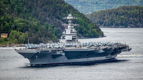 USS «Gerald R. Ford», her i Drøbaksundet, er neppe det siste hangarskipet fra USA vi vil se i norske farvann, skriver Andreas Østhagen.