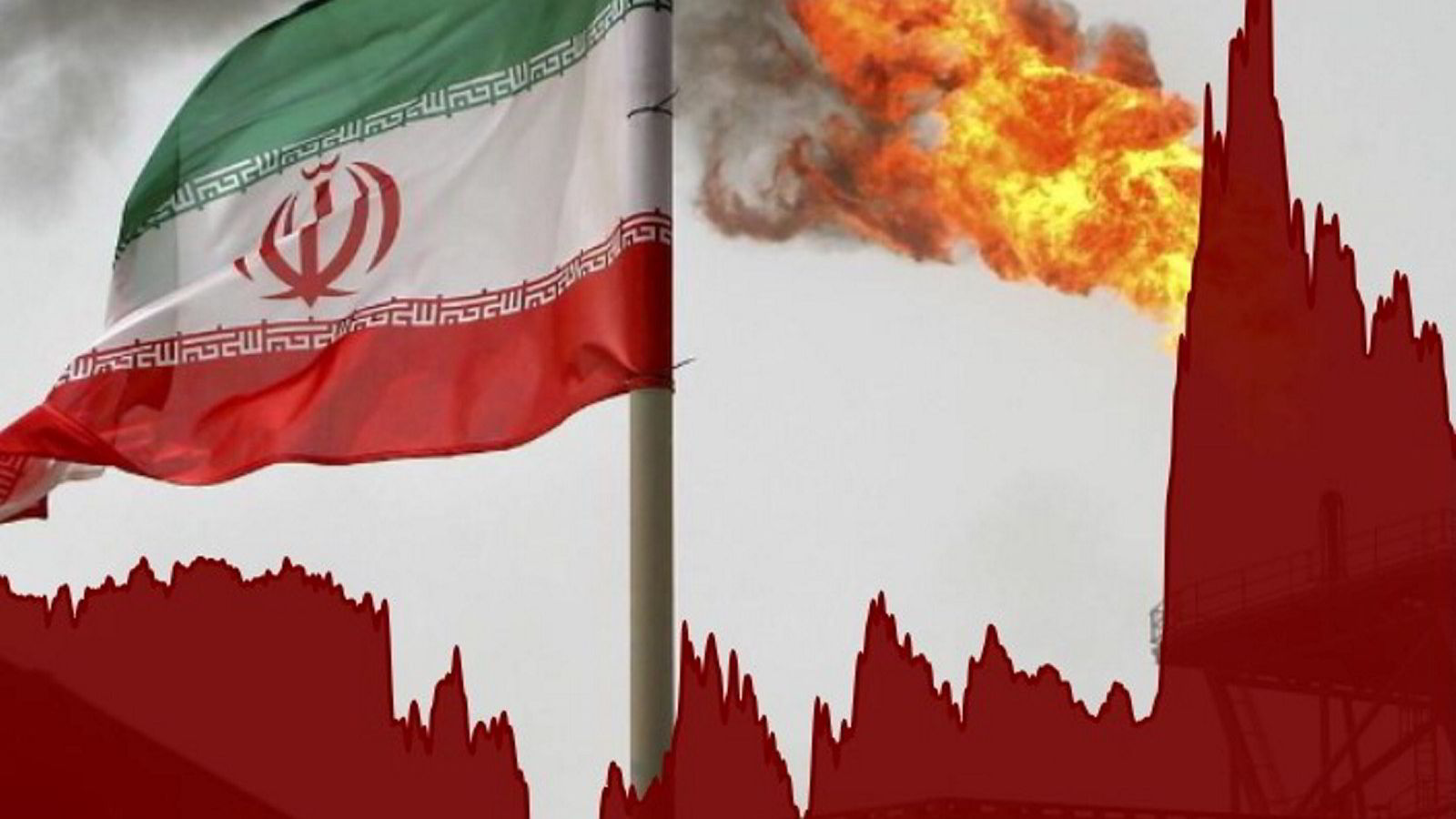 Oljeprisen ble løftet kraftig etter meldinger om eksplosjoner i Iran