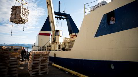 Et russisk fiskefartøy ligger til kai i Tromsø i fjor sommer.