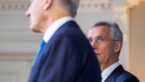 Jens Stoltenberg holdt fredag pressekonferanse sammen med statsminister Jonas Gahr Støre der flere spørsmål handlet om hvorvidt Støre ville bruke Stoltenberg i neste års valgkamp,