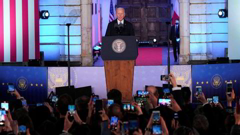 President Joe Biden langer ut mot Vladimir Putin i sin tale i Polen sist lørdag.