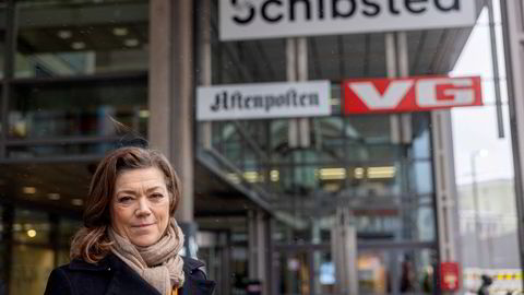 Konsernsjef Kristin Skogen Lund i Schibsted må finne nytt navn på selskapet hun leder nå som VG og Aftenposten selges.