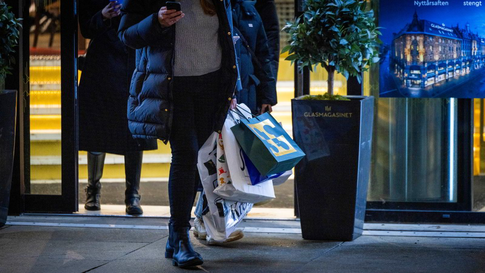 Shoppe-stopp i januar: Omsetningen i detaljhandelen falt så vidt i januar