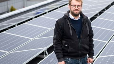 Gründer Carl Christian Strømberg opplever ellevill etterspørsel etter solceller.