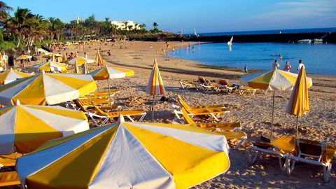 Lanzarote i Spania er blant turistdestinasjonene som ble hardt rammet av reiserestriksjonene som fulgte med koronaviruset.