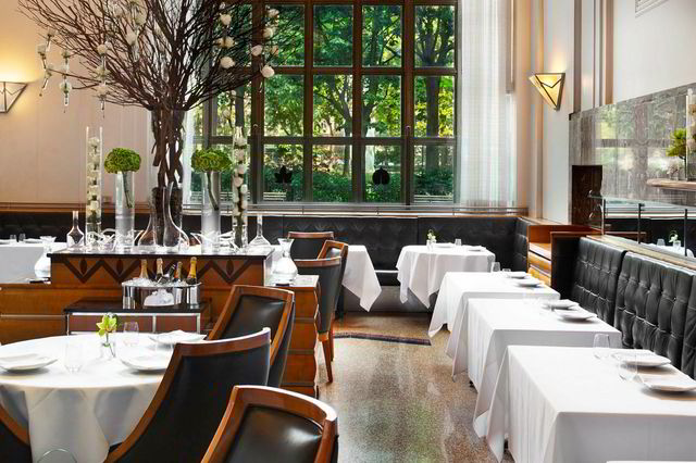 Bordet er dekket på Eleven Madison Park, som i dag ble kåret til verdens beste restaurant av Restaurant Magazine.