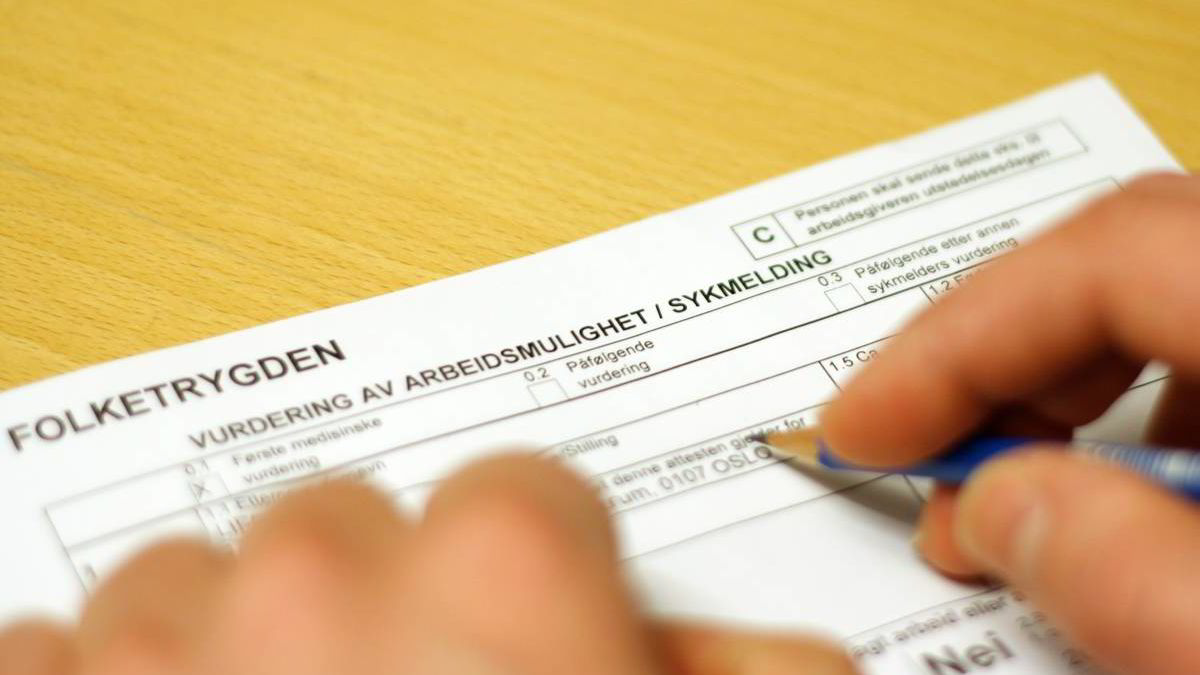 Sykefravaeret Faller Kraftig Dn