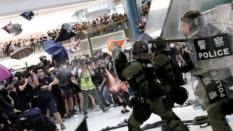 Urolighetene i Hongkong fortsetter.