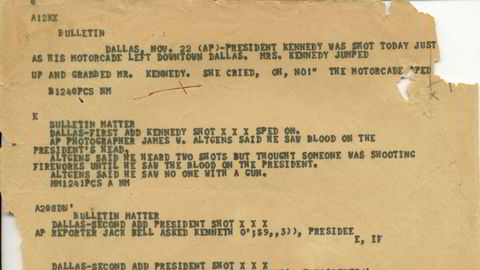 Torsdag ble dokumenter vedrørende drapet på John F. Kennedy offentliggjort.