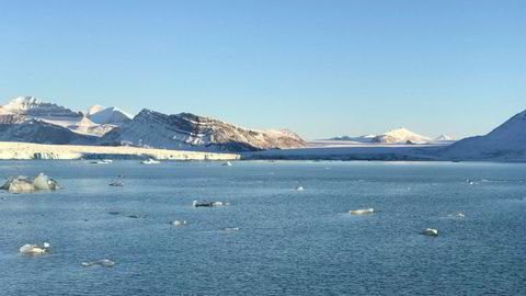 Hele området er en formidabel biologisk smeltedigel for arktiske arter, skriver polarforskerne om iskantsonen. Her Kongsfjorden ved Ny-Ålesund på Svalbard.