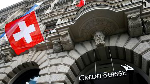 Credit Suisses hovedkvarter på Paradeplatz i Zürich.
