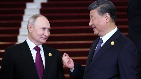 Russlands president, Vladimir Putin, landet i Beijing tirsdag formiddag for å delta i Third Belt and Road Forum i hovedstaden.