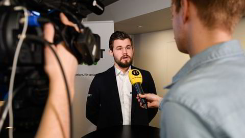 Unibet har vært en av Magnus Carlsens hovedsponsorer. Her fra en pressekonferanse fra 2020.