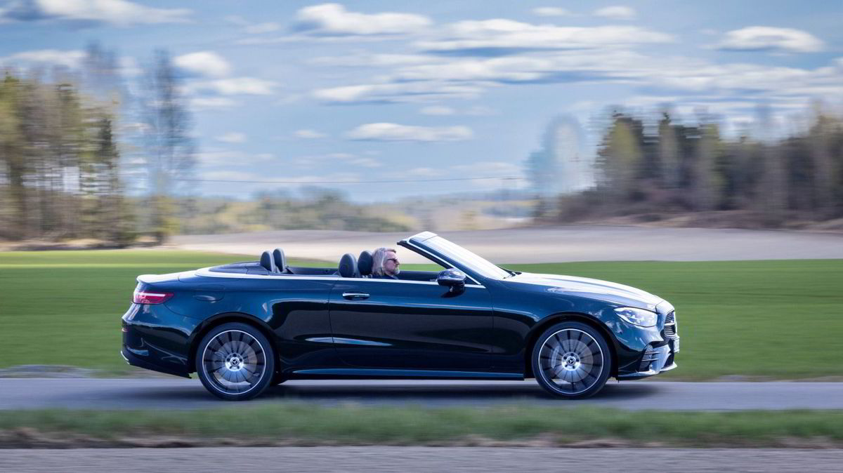 Biltest av Mercedes E 450 Cabriolet: Gjennomtenkt hårføner ( ) | DN