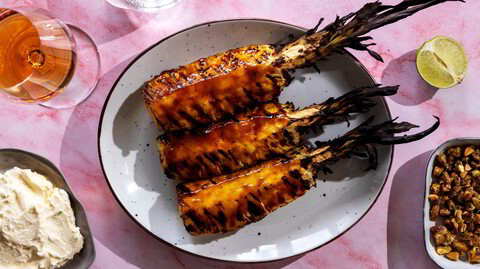 Tropenatt. Ananas på grillen er utmerket som dessert.