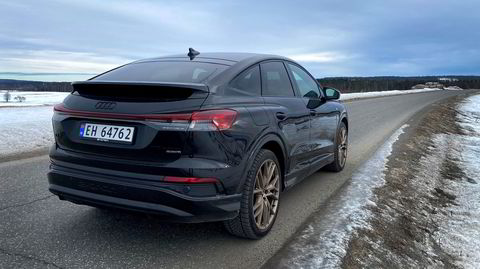 Matte bronsefelger setter en slags prikk over i-en på den oppdaterte Audi Q4 E-tron Sportback.