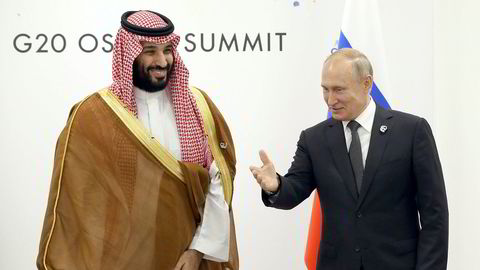 Kan enighet mellom Russlands Vladimir Putin og Saudi-Arabias Mohammad bin Salman være nok til at amerikanske skiferprodusenter tjener penger? Det er blant temaene i Siste episode av Finansredaksjonen.