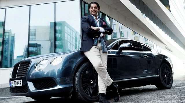 Arwin Rahi kjører Bentley Continental GT til legekontoret (+) | DN