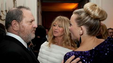 Omfanget og alvorlighetsgraden i Weinstein-historien gjorde Metoo-kampanjen slagkraftig. Her Harvey Weinstein, Goldie Hawn og Kate Hudson.
