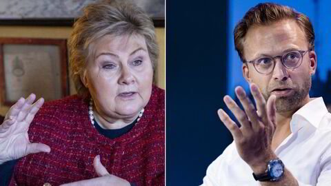 Erna Solberg i Høyre lover snaue 60 milliarder i skattekutt. Nikolai Astrup mener han har klare planer for hvordan skattekuttene kan finansieres.
