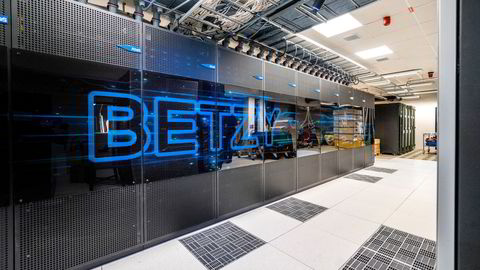Den 30 tonn tunge superdatamaskinen Betzy på NTNU i Trondheim.