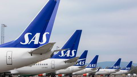Antall passasjerer for SAS økte med 380 prosent fra mars til april.