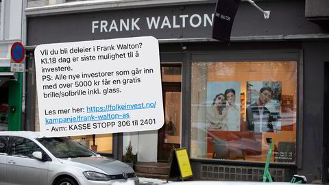 Brillemerket Frank Walton har tre egne butikker og nettbutikk. Her er butikken på Grünerløkka.