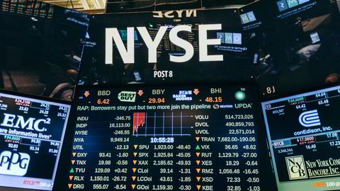 Nedgangstider er ikke det verste for investeringer på New York-børsen (bildet). Hvis du var investert i to år og det var en nedgang midt i den perioden, er årlige avkastning i snitt likevel over seks prosent, skriver Robert Næss.