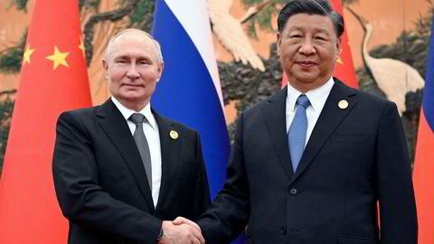 Vladimir Putin og Xi Jinping viste frem varmt vennskap i Moskva i oktober i fjor. Nå skal et nytt toppmøte være på trappene.
